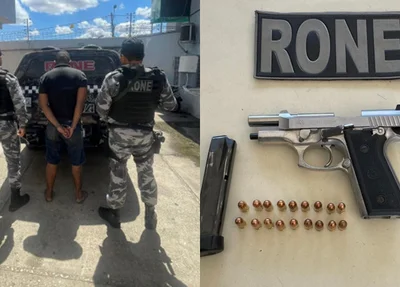 Homem foi preso com arma de fogo na zona sul de Teresina