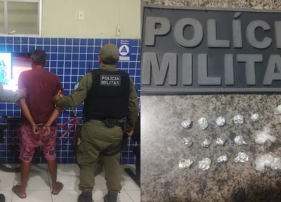 Homem tentou esconder drogas na boca em Parnaíba
