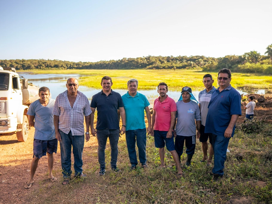 Início das obras da orla da Lagoa de São Francisco