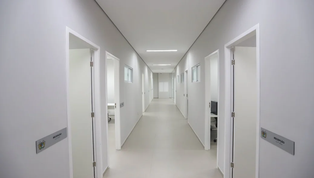 Interior das novas instalações