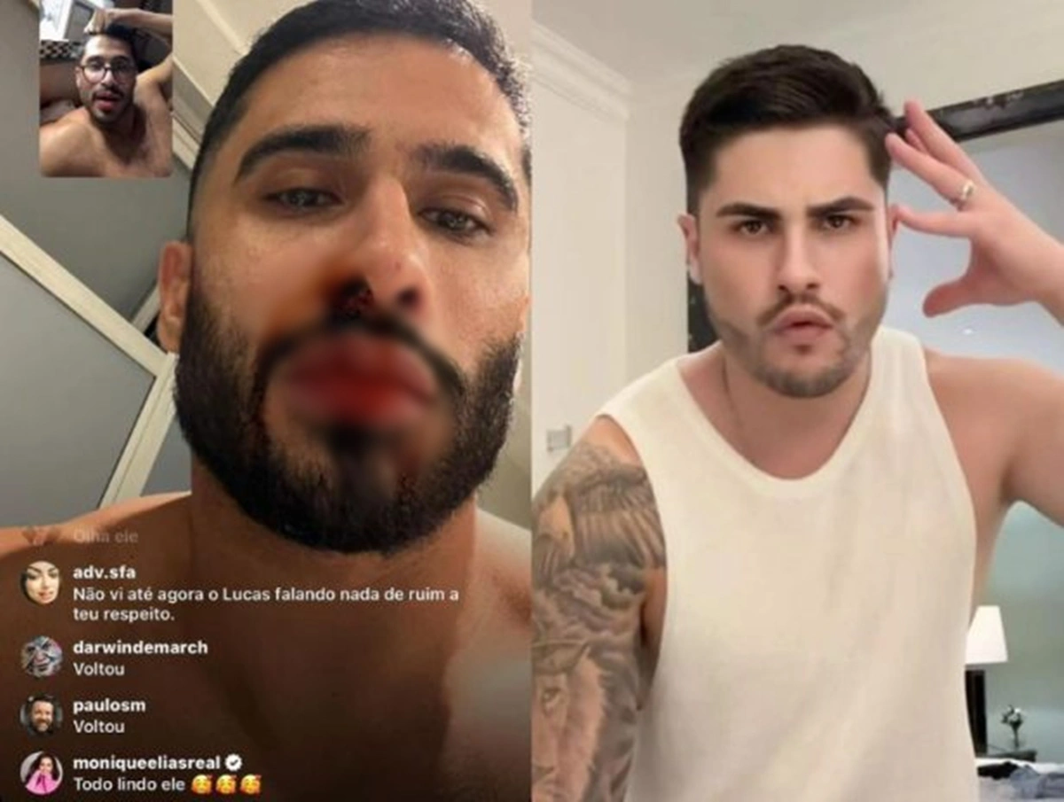 Laéllyo afirmou que foi agredido por amigo de Lucas Souza