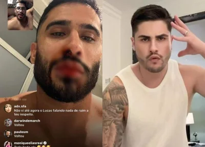 Laéllyo afirmou que foi agredido por amigo de Lucas Souza