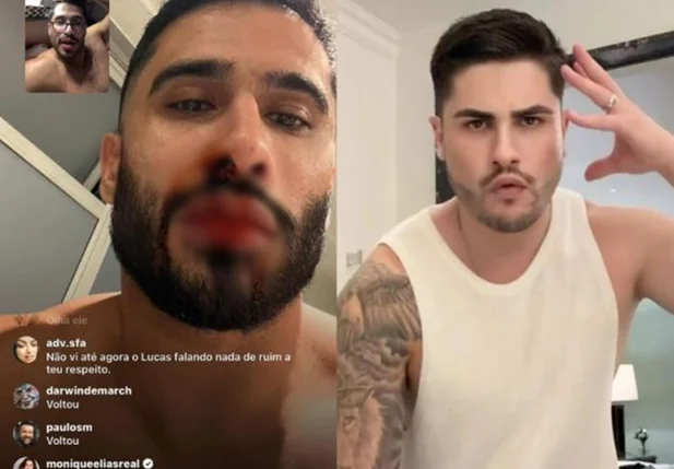 Laéllyo afirmou que foi agredido por amigo de Lucas Souza