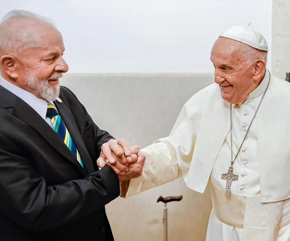 Lula e Papa Francisco