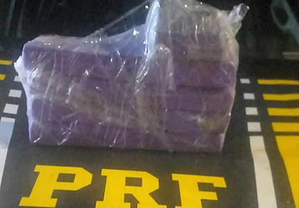 Maconha apreendida pela PRF em Parnaíba