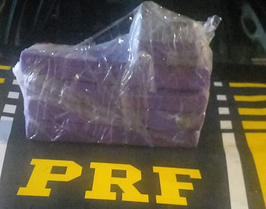 Maconha apreendida pela PRF em Parnaíba