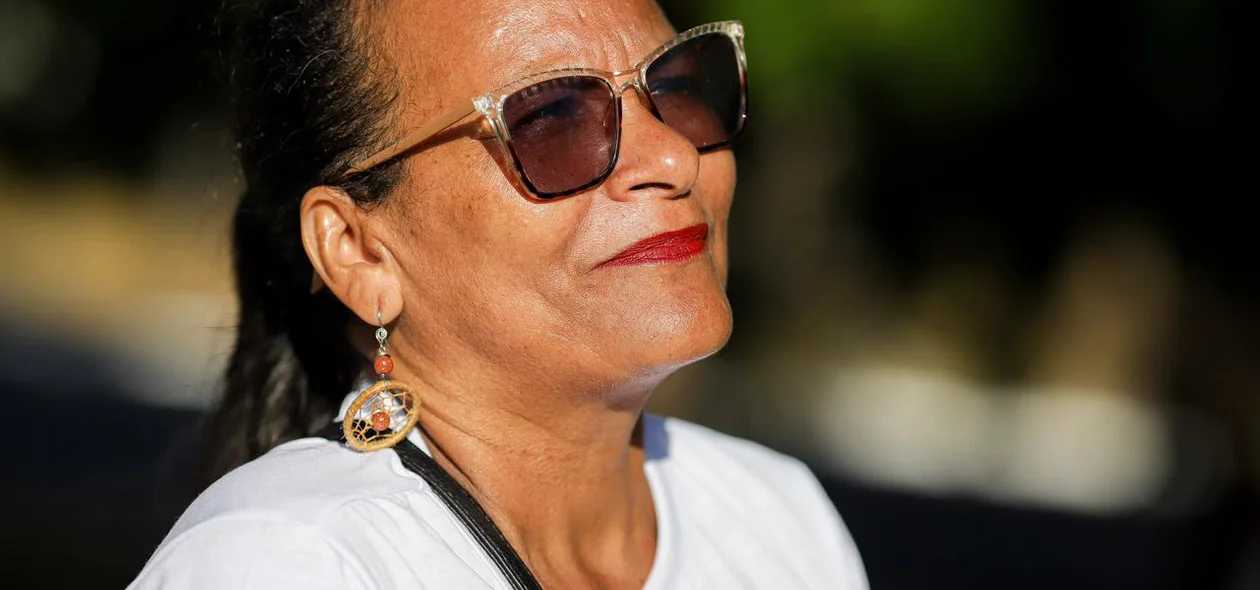 Maria de Jesus participa da caminhada desde a primeira edição