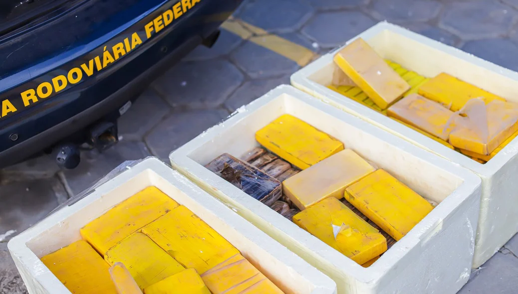 Material estava armazenado em isopor