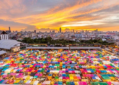 Mercado Chatuchak,na Tailândia