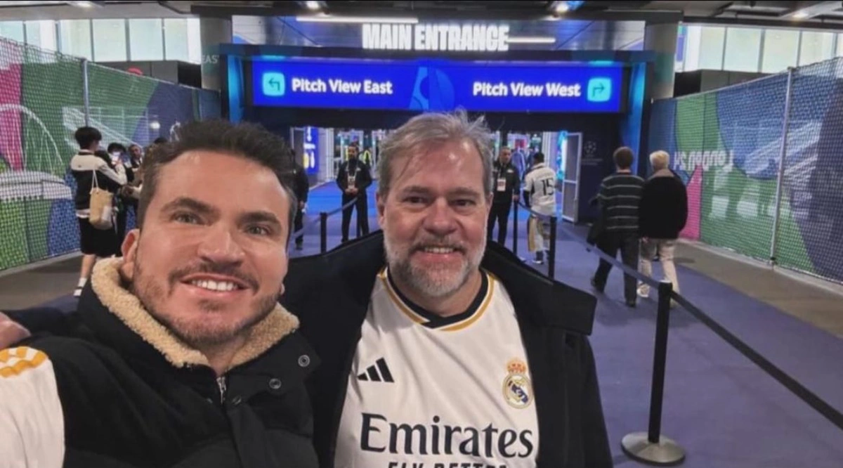 Ministro Dias Toffoli na final da Champions League