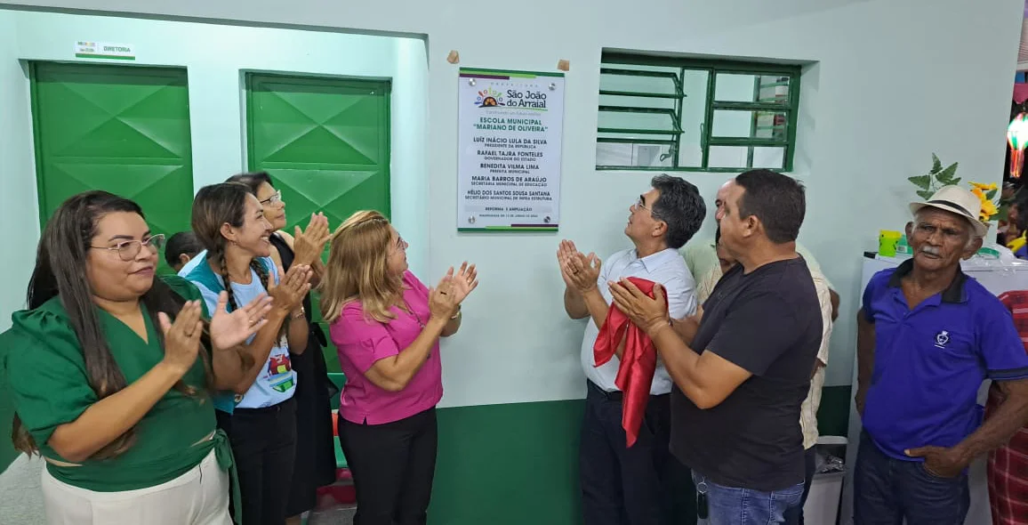 Momento da inauguração