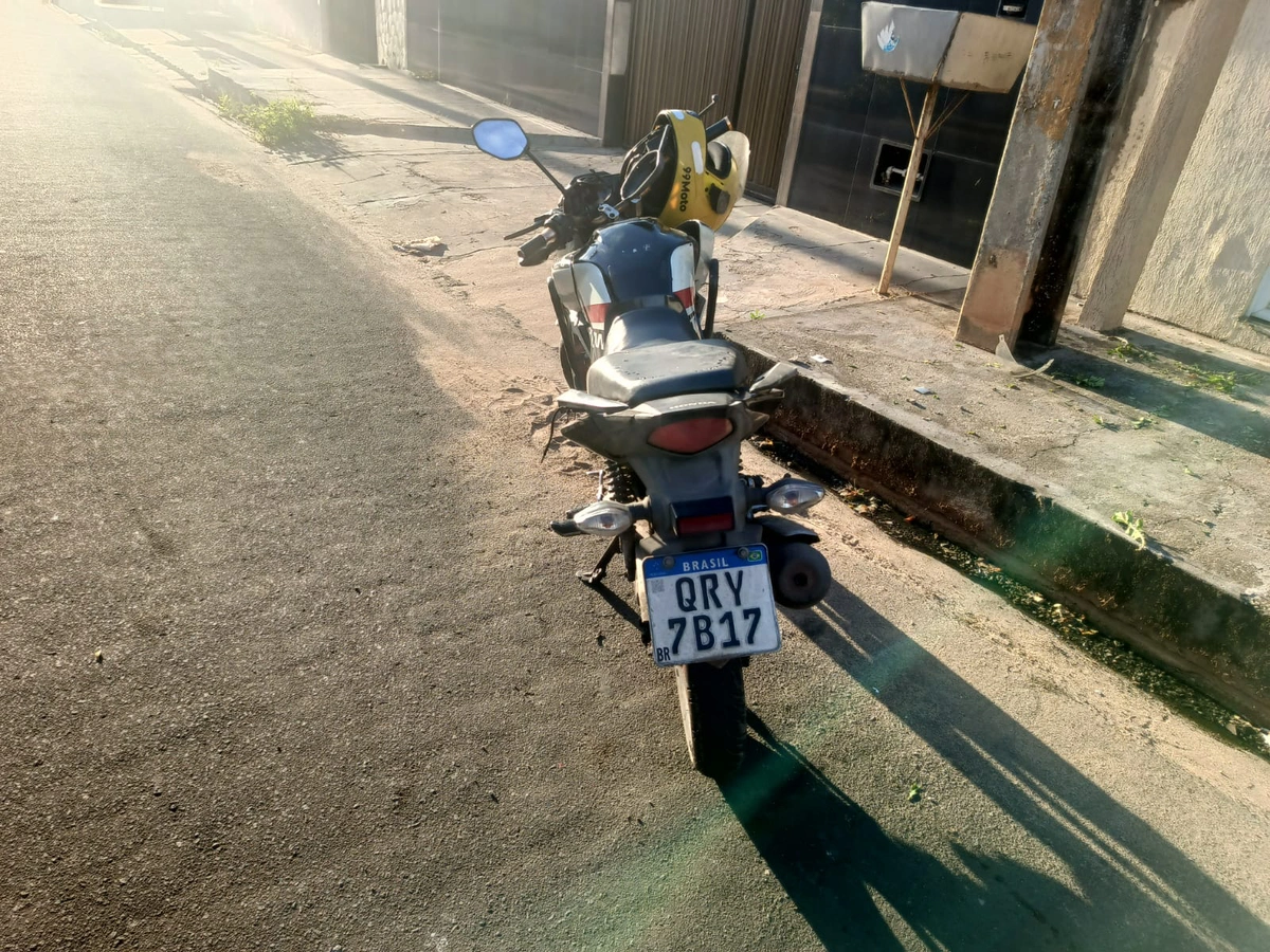 Motocicleta da vítima