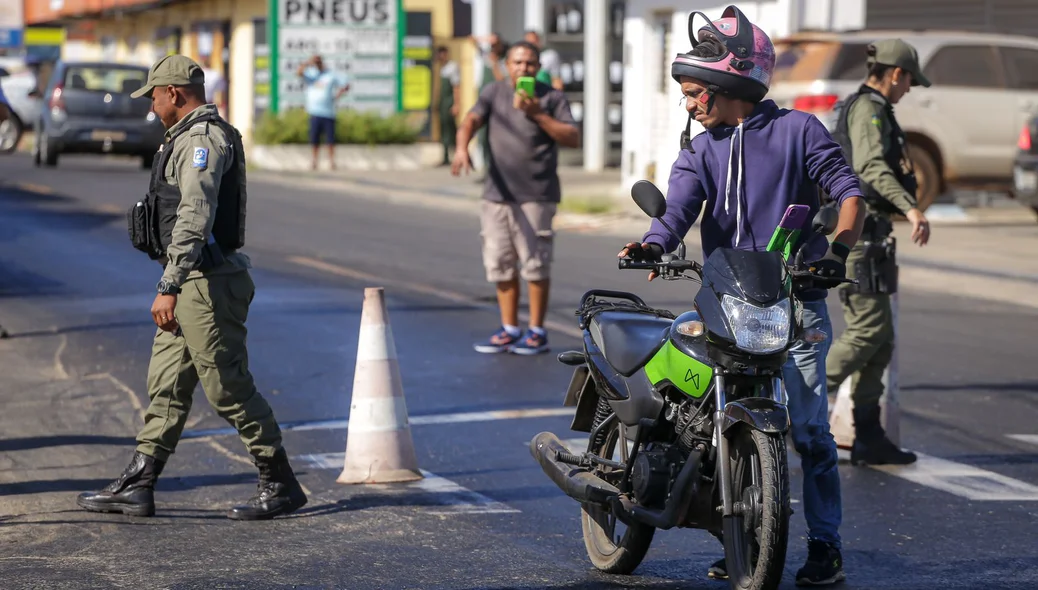 Motociclista caiu da moto