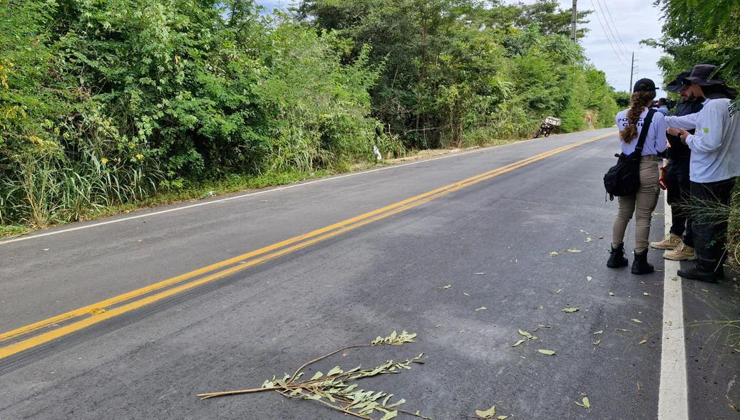 Motorista perdeu o controle em uma curva