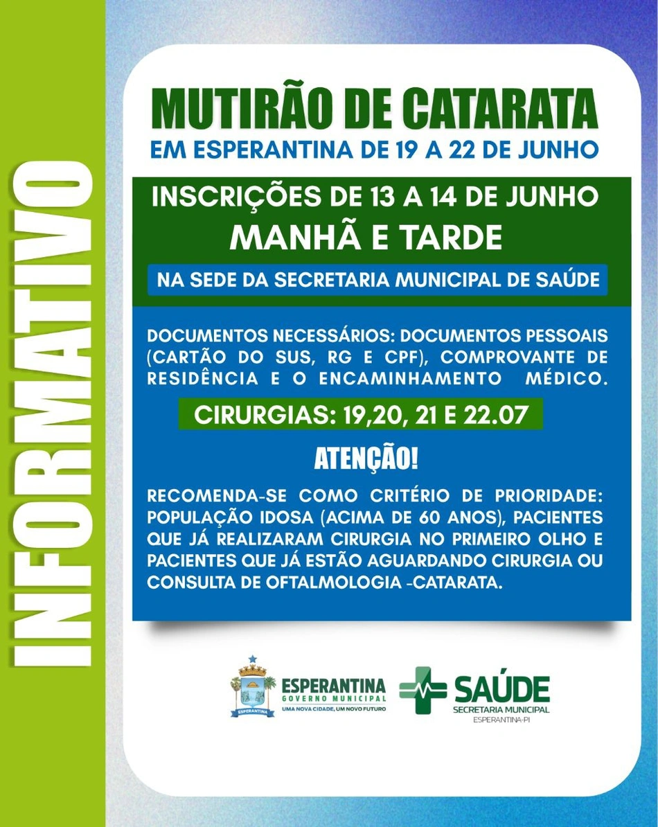 Mutirão de cirurgias