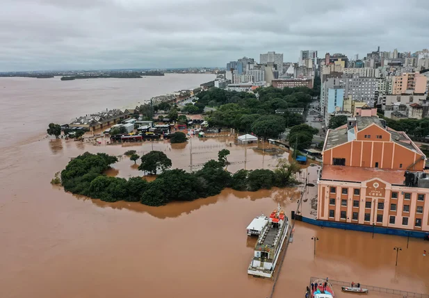 Nível do Guaíba volta a ficar abaixo da cota de inundação