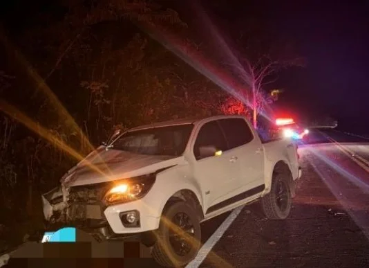 O acidente ocorreu na noite dessa sexta-feira