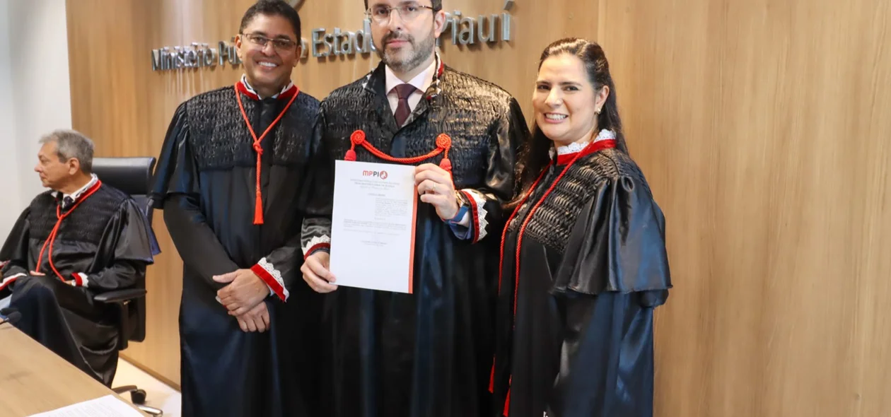 O procurador-geral de Justiça do Piauí, Cleandro Moura, presidiu a solenidade