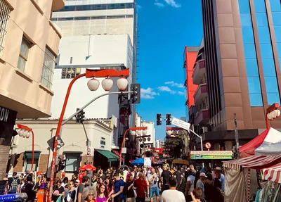 População na região central da cidade de São Paulo