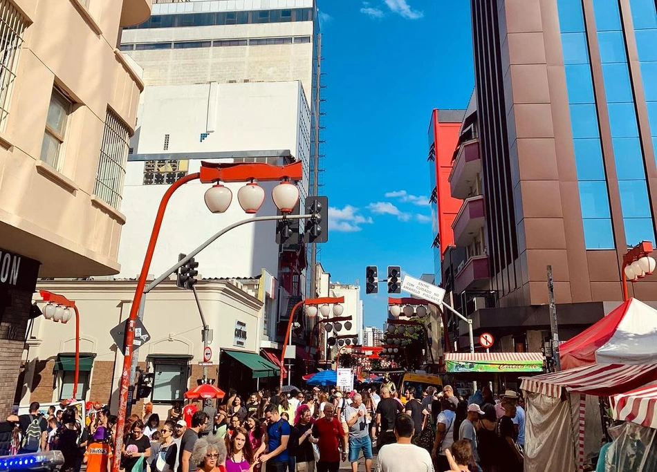 População na região central da cidade de São Paulo