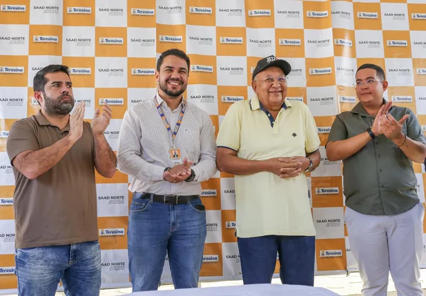 Prefeito Dr. Pessoa assina ordem de serviço para diversas obras na zona norte de Teresina