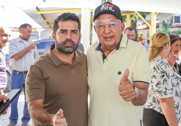 Prefeito Dr. Pessoa e o vereador Bruno Vilarinho