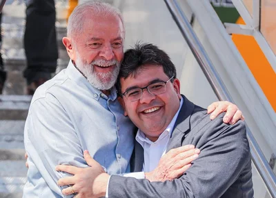 Presidente Lula e o governador Rafael Fonteles
