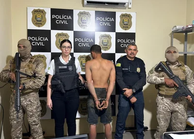 Prisão efetuada pela Polícia Civil em Nazária