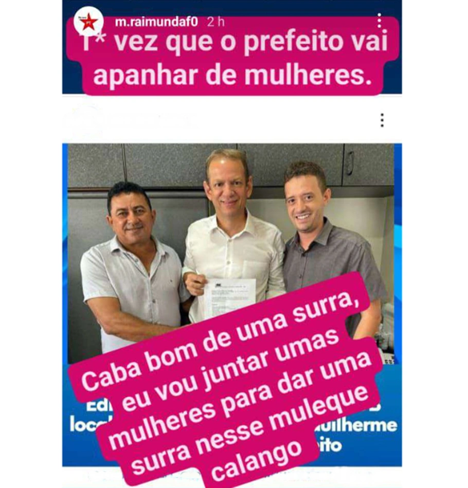 Professora chama prefeito Guilherme Maia de moquele calango