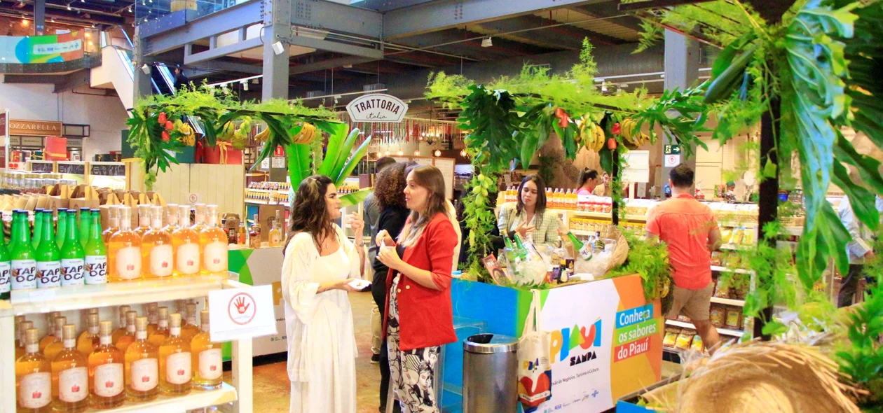 Público em exposição de produtos piauienses