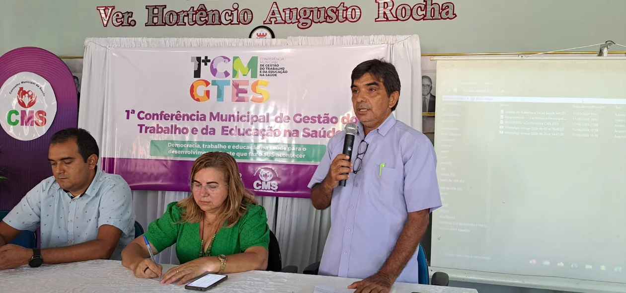 São João do Arraial realiza Conferência de Gestão e da Educação na Saúde