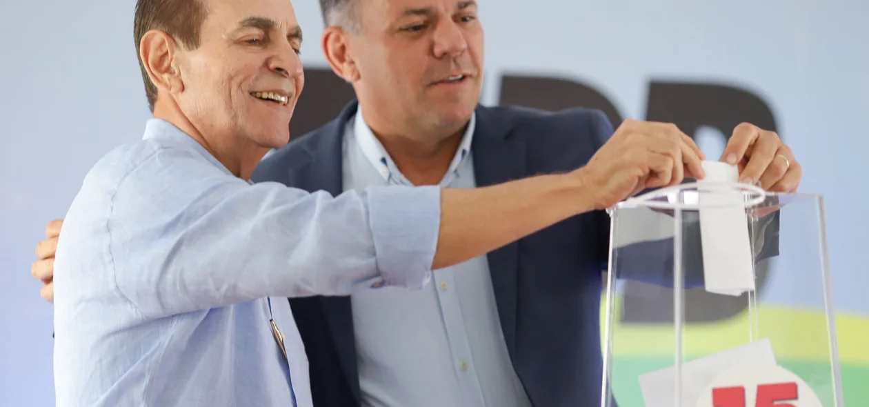 Senador Marcelo Castro e deputado Carlos Augusto