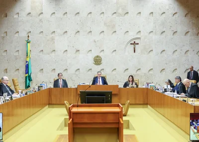 Sessão plenária do Supremo Tribunal Federal