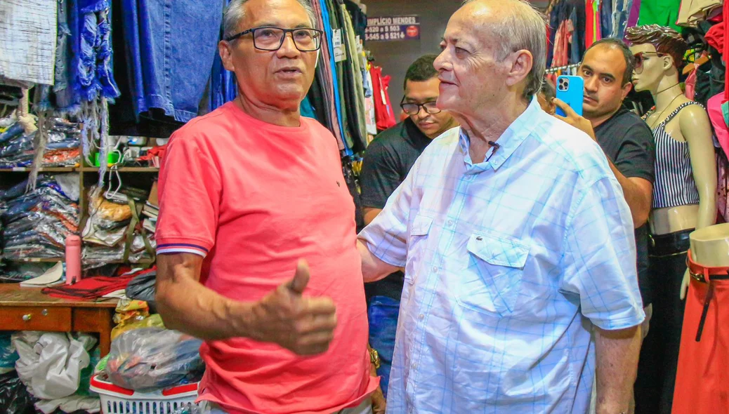 Sílvio Mendes visita Shopping da Cidade