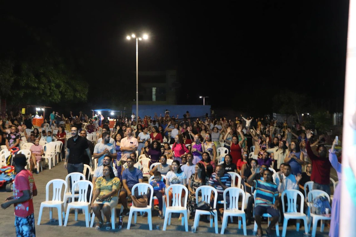 Uma multidão compareceu ao evento realizado no último sábado