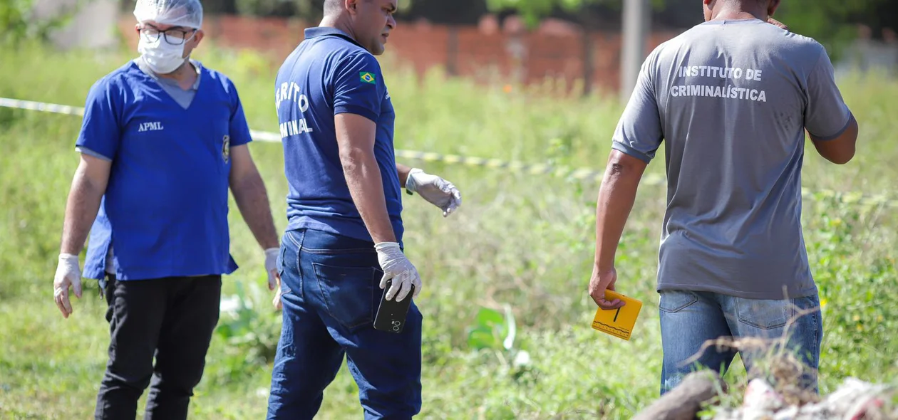 Uma perícia foi realizada no local