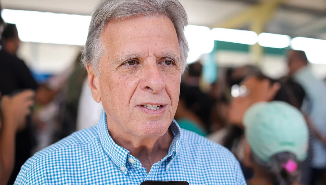 Vereador Renato Berger durante o evento