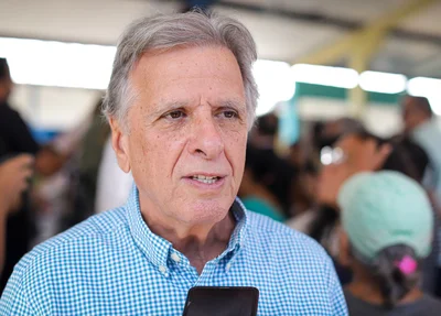 Vereador Renato Berger durante o evento