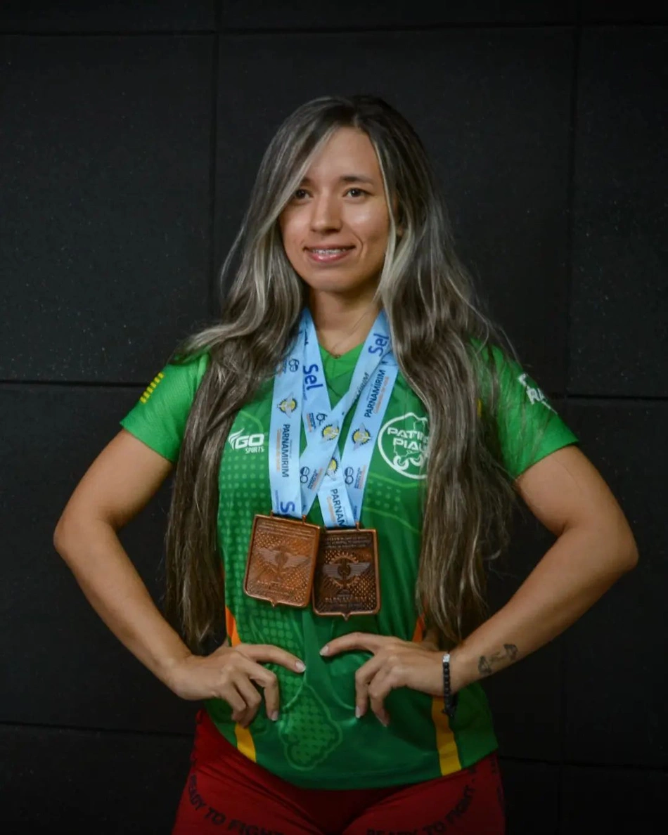 Victoria Honorata, atleta de patinação piauiense