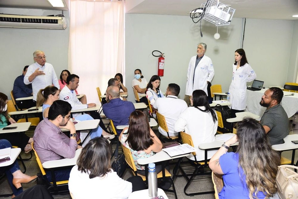 A unidade recebeu uma visita técnica