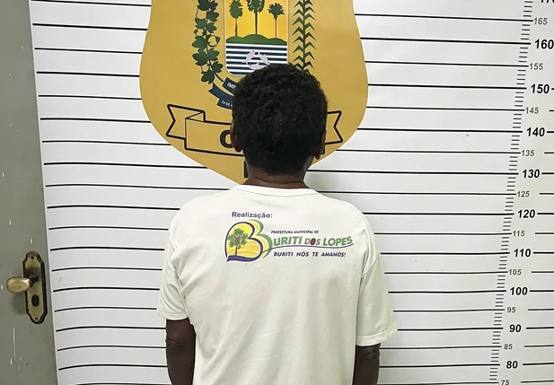 Acusado preso pela Polícia Civil