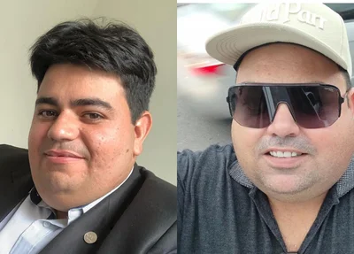 Advogado Guilherme Braga e empresário Nubor Castro