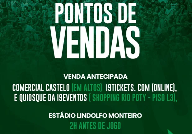 Altos inicia venda dos ingressos para jogo decisivo na Série D