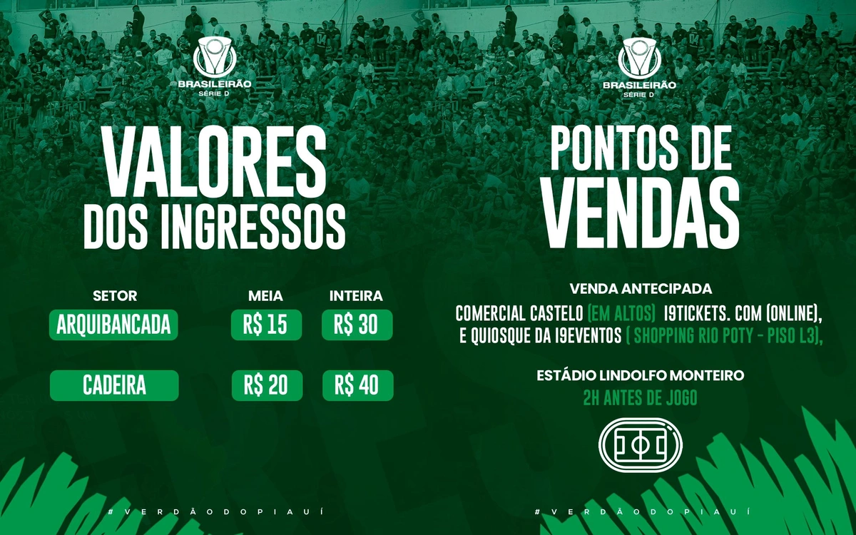 Altos inicia venda dos ingressos para jogo decisivo na Série D