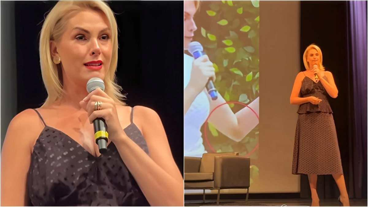 Ana Hickmann se emocionou ao mostrar os hematomas sofridos