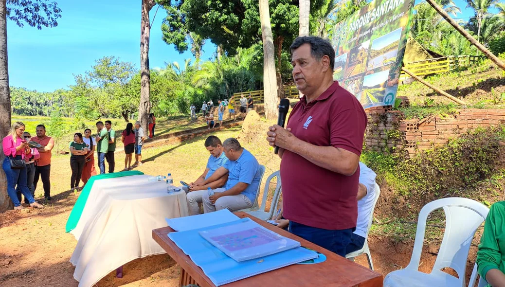Anúncio da construção de parque ambiental em São João do Arraial