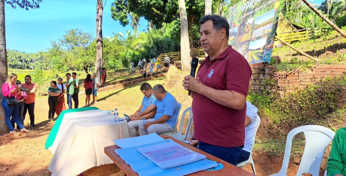 Anúncio da construção de parque ambiental em São João do Arraial