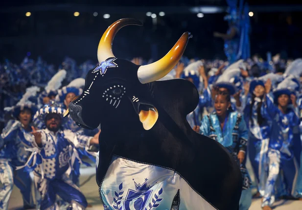 Apresentação do Boi Caprichoso no 57º Festival Folclórico de Parintins