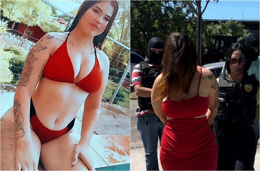 Blogueira Clarynha Sousah, presa pelo DHPP acusado de matar Silvana Rodrigues de Sousa, esquartejada