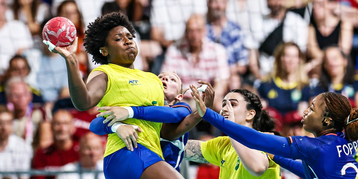 Brasil perdeu para França no handebol feminino em Paris